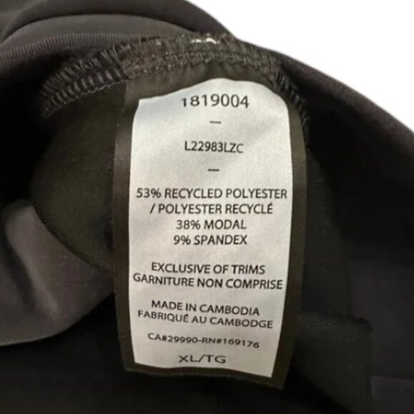 Lazypants charcoal premium luxe sueded double knit hoodie size XL - Picture 7 of 7